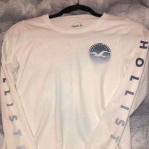 small white hollister top